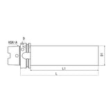 HSK-A Test Bar HSK40A-D32-180 HSK50A-D32-240 - Big-tools Industrial Supply Tools for Metal Cutting