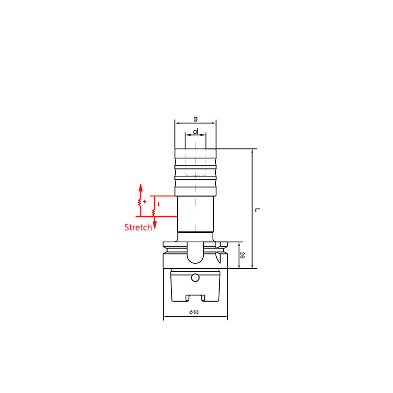 HSK-GTP ที่จับยึดแบบเกลียวและแบบอัดที่มีความแม่นยำสูง 