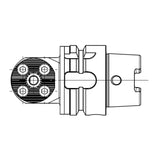 HSK-T-SR Adapter Handle-F HSK-T32-SR25-43-RF - Big-tools Industrial Supply Tools for Metal Cutting