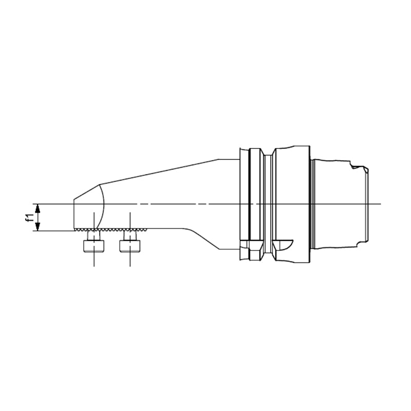 HSK-T-SR Face Slotting Adapter-F HSK-T40-SR32-70-RF - Big-tools Industrial Supply Tools for Metal Cutting