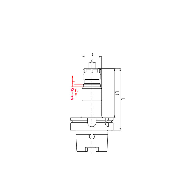 HSK100A - Rigid Tension and Compression Tapping Holder