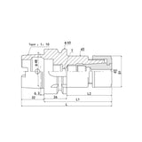 HSK63A-GSK Collet Chuck HSK63A-GSK10-70 HSK63A-GSK10-100 - Big-tools Industrial Supply Tools for Metal Cutting