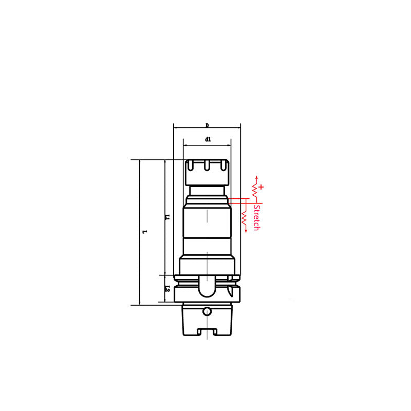 HSK63A - Rigid Tension and Compression Taper Holder