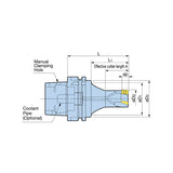 HSK Integrated Type Fullcut Mill FCR Type Standard Type  HSK