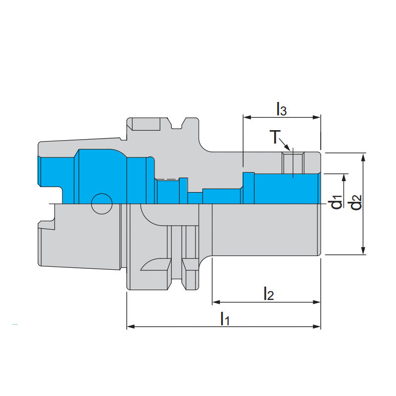 HSK40A-100A/MCK Boring Head Shank(For Type A) - Big-tools Industrial Supply Tools for Metal Cutting