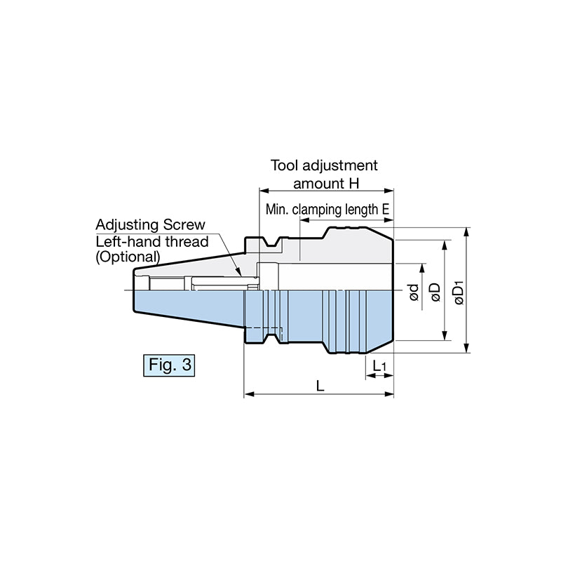 HYDRAULIC CHUCK    Clamping diameter: ø20 - ø32 - Big-tools Industrial Supply Tools for Metal Cutting