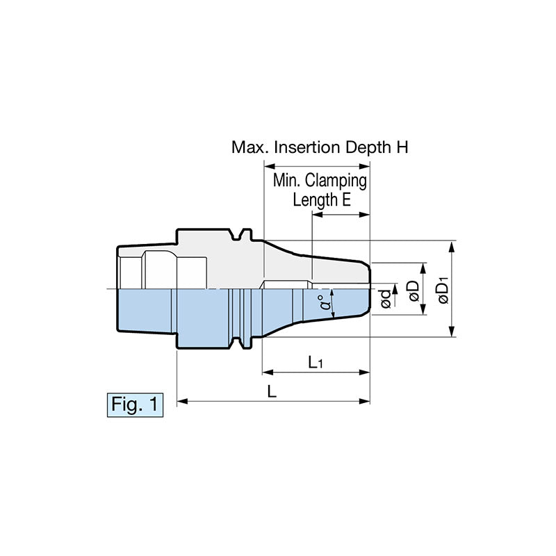 High-precision And Ultra-compact Design New Hydraulic Chuck Suitable For Small Machining Centers Hydraulic Chuck HSK-E25