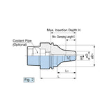 High-precision And Ultra-compact Design New Hydraulic Chuck Suitable For Small Machining Centers Hydraulic Chuck HSK-E25