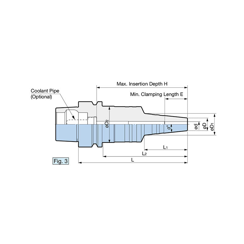 High-precision And Ultra-compact Design New Hydraulic Chuck Suitable For Small Machining Centers Hydraulic Chuck HSK-E25