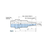 High-precision And Ultra-compact Design New Hydraulic Chuck Suitable For Small Machining Centers Hydraulic Chuck HSK-E25