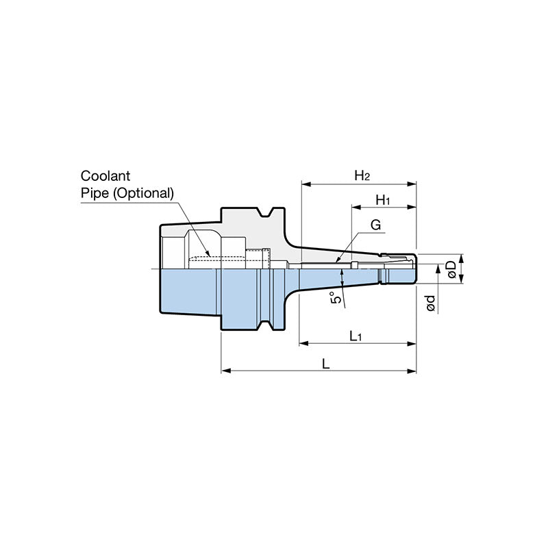 High Rigidity Taper Mega Micro Chuck