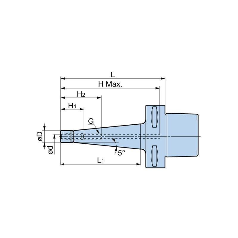 High Rigidity Taper Type Mega Micro Chuck  C3/C4/C5/C6-MEGA