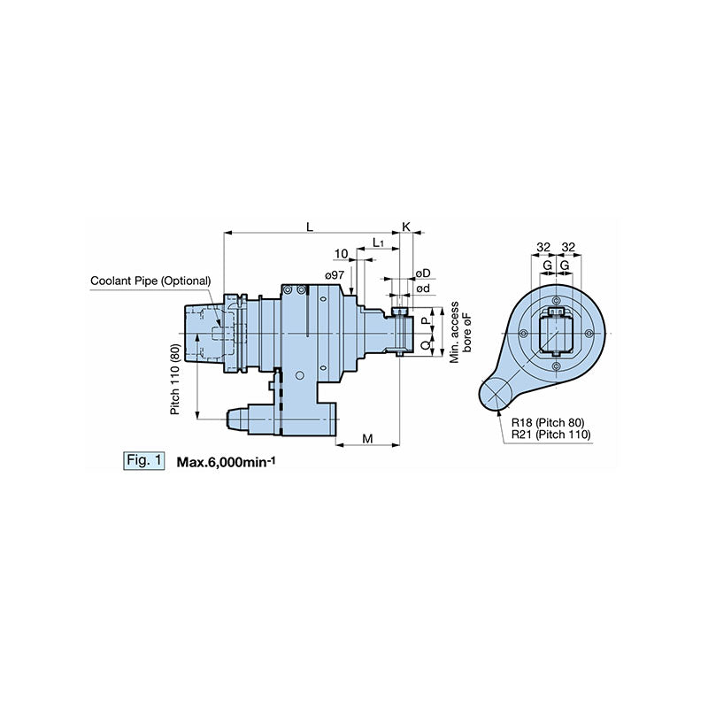 High Runout Accuracy Is Achieved Through The Adoption  Of The High-precision New Baby Chuck  Angle  Head AG90 Series  HSK-A100