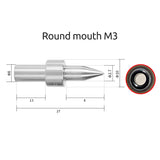 Hot Melt Drill Bits - Alloy/Tungsten Steel, Extrusion Melting, Round/Flat Mouth M3-10, Universal Drawing Drill