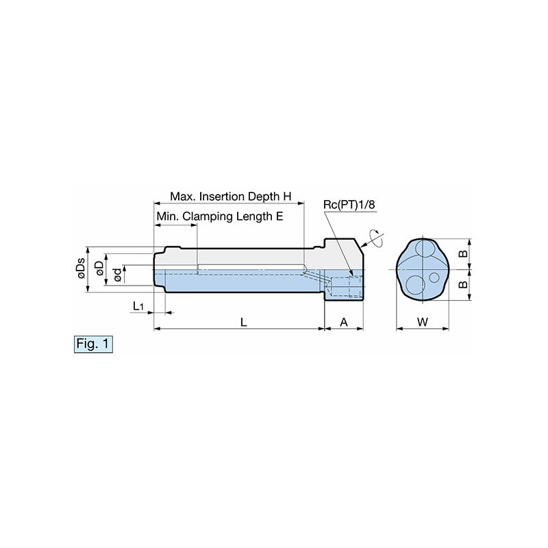 Hydraulic Chuck Back-Side Clamping Type PAT.P SL19.05F/20F/22F/25F/25.4F