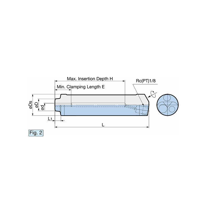 Hydraulic Chuck Back-Side Clamping Type PAT.P SL19.05F/20F/22F/25F/25.4F