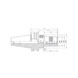 Hydraulic Chuck, Standard  BT30-HY06-70~(HY32-105) - Makotools Industrial Supply Tools for Metal Cutting