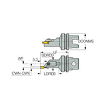 IM-HFIR-MC : Tools for Internal Grooving and Turning with ISO 26622-1(*) Tapered Shank - Big-tools Industrial Supply Tools for Metal Cutting