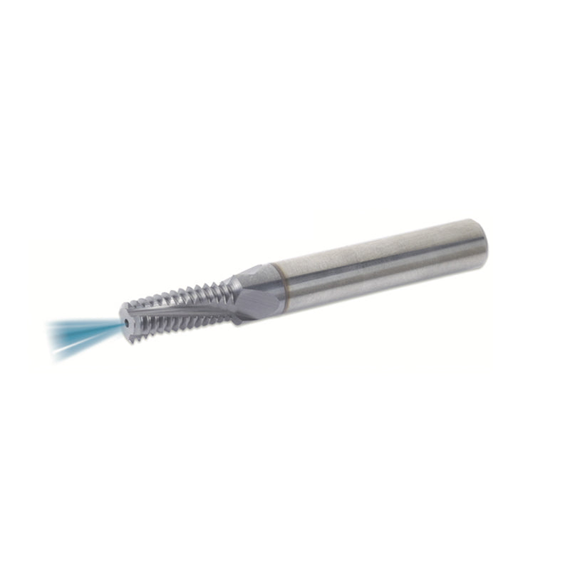 ISO Metric Helical Flutes with Thru-Hole Coolant  Solid Carbide Thread Milling Tools