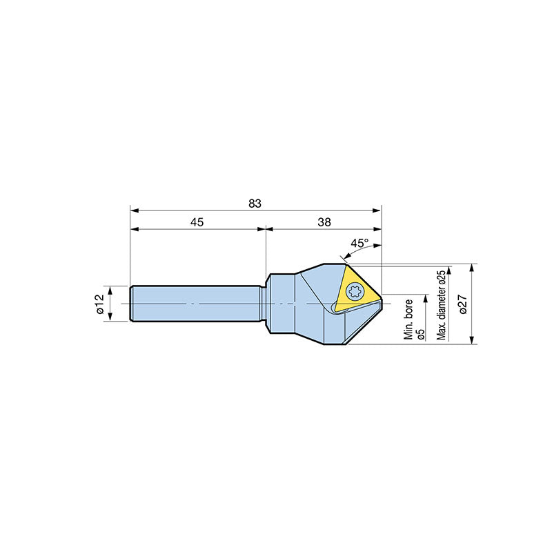 Ideal For Chamfering With A Bench Drill C-CUTTER BOY