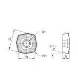 Indexable Drills • Top Cut 4 • Center Inserts • Aluminum V36