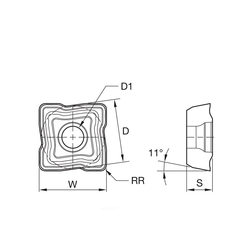 Indexable Drills • Top Cut 4 • Periphery Inserts • Aluminum V36