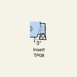 Insert Holder (optional accessory)  Insert Holder for TP/TC Insert