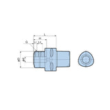 Internal boring and threading tool holder Side Lock Holder for Boring Bar  C3/C4