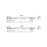 JX10-L-NRT forming taps with long neck  taps for carbon steel  & alloy steel - Makotools Industrial Supply Tools for Metal Cutting