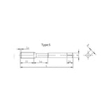 JX10-L-NRT (M16×1~2) NN1620120B forming taps with long shank For aluminum,cooper and non-ferrous metals - Makotools Industrial Supply Tools for Metal Cutting