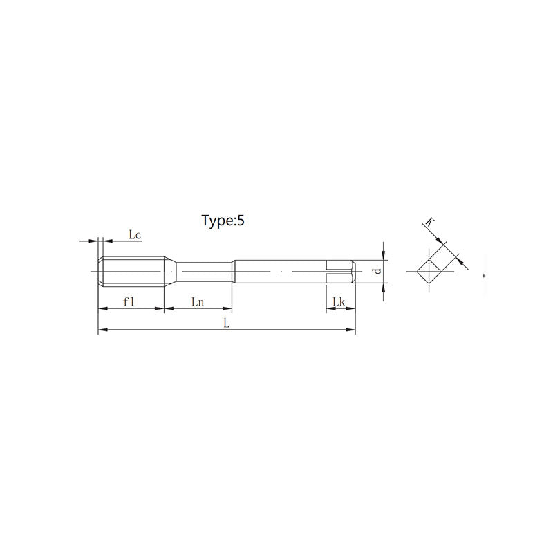 JX10-S-NRT (M8~16×1.25) MN080100P Fine thread forming taps  for  stainless steel - Makotools Industrial Supply Tools for Metal Cutting