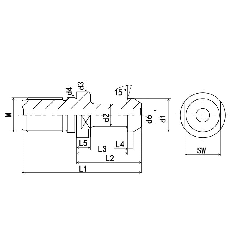 Japan JIS B6339 Pull Stud