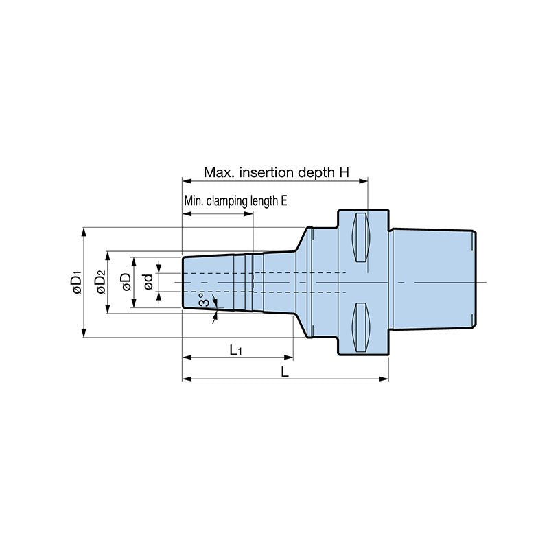 Jet Through Type  PAT Hydraulic Chuck  C5/C6-HDC