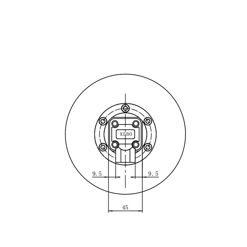 K-Y Solid hydraulic rotary cylinder