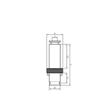 K3 Extended Rigid Tapping Collet Chuck K-System (Metric/ISO)