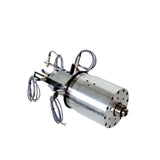 KY-RE Solid Double Piston Hydraulic Rotary Cylinder (Air Injection)