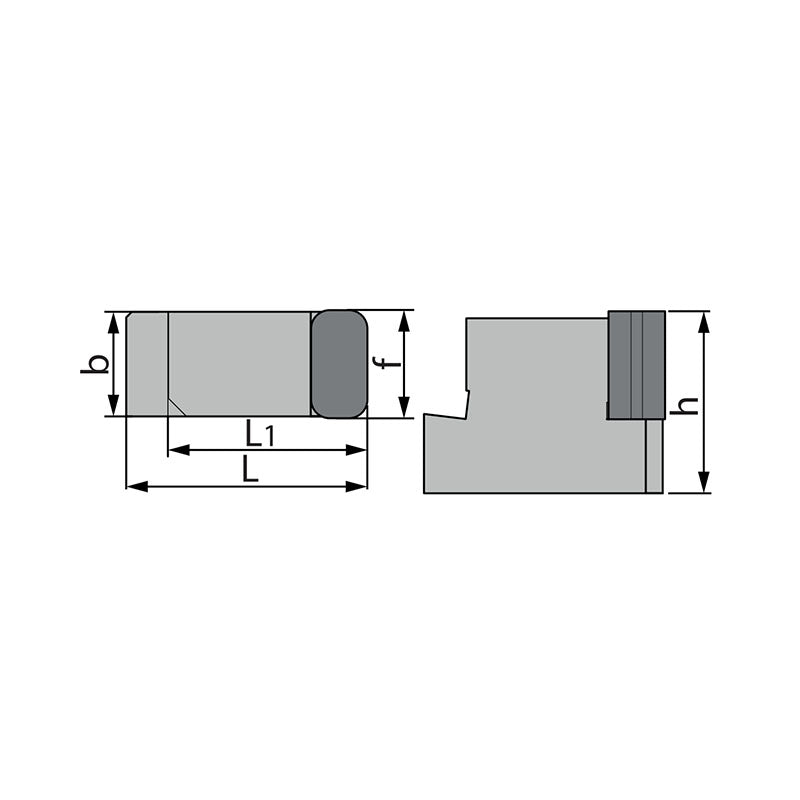 LN** Holder (External) P-Clamping RW-PLFNR/L Kr: 90° RW-PLFNR/L-19 - Makotools Industrial Supply Tools for Metal Cutting