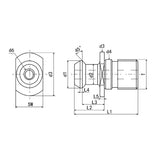 MAZAK Pull Stud MAZAK-BT40 MAZAK-BT50 - Big-tools Industrial Supply Tools for Metal Cutting