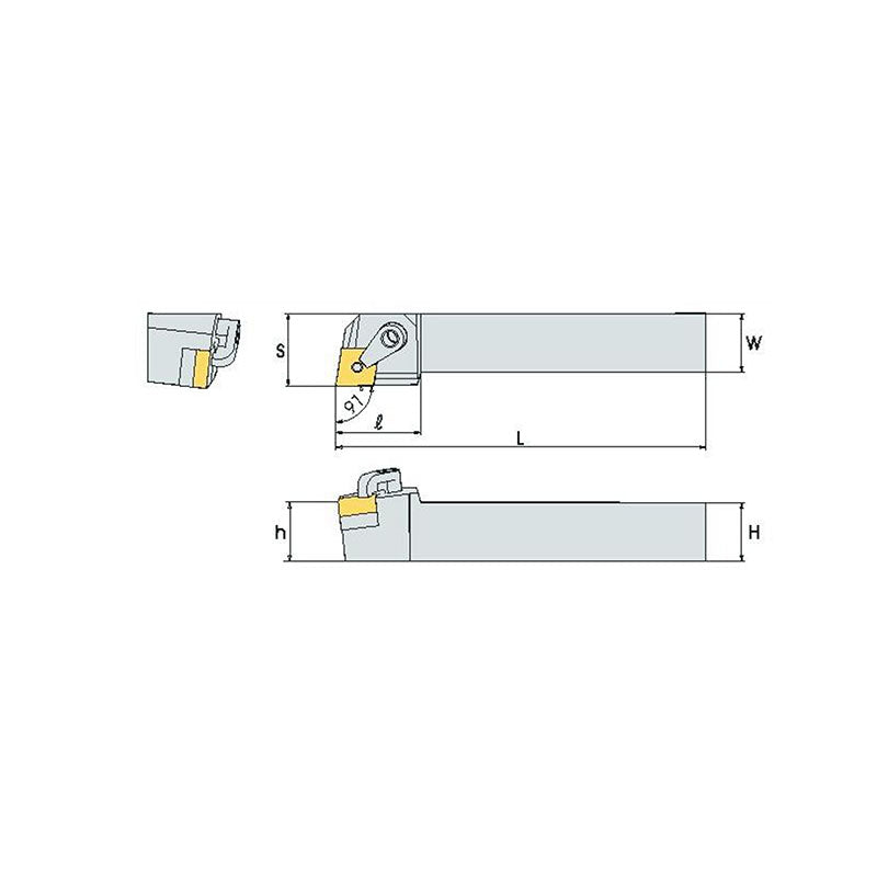 MCGN R/L Turning tool holder A M - Makotools Industrial Supply Tools for Metal Cutting