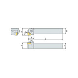 MCKN R/L Turning tool holder A M - Makotools Industrial Supply Tools for Metal Cutting