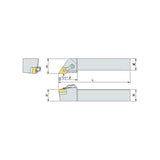 MDJN R/L Turning tool holder A M - Makotools Industrial Supply Tools for Metal Cutting