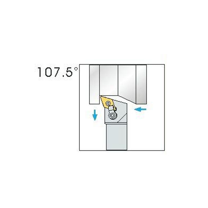 MDQN R/L Turning tool holder A M - Makotools Industrial Supply Tools for Metal Cutting