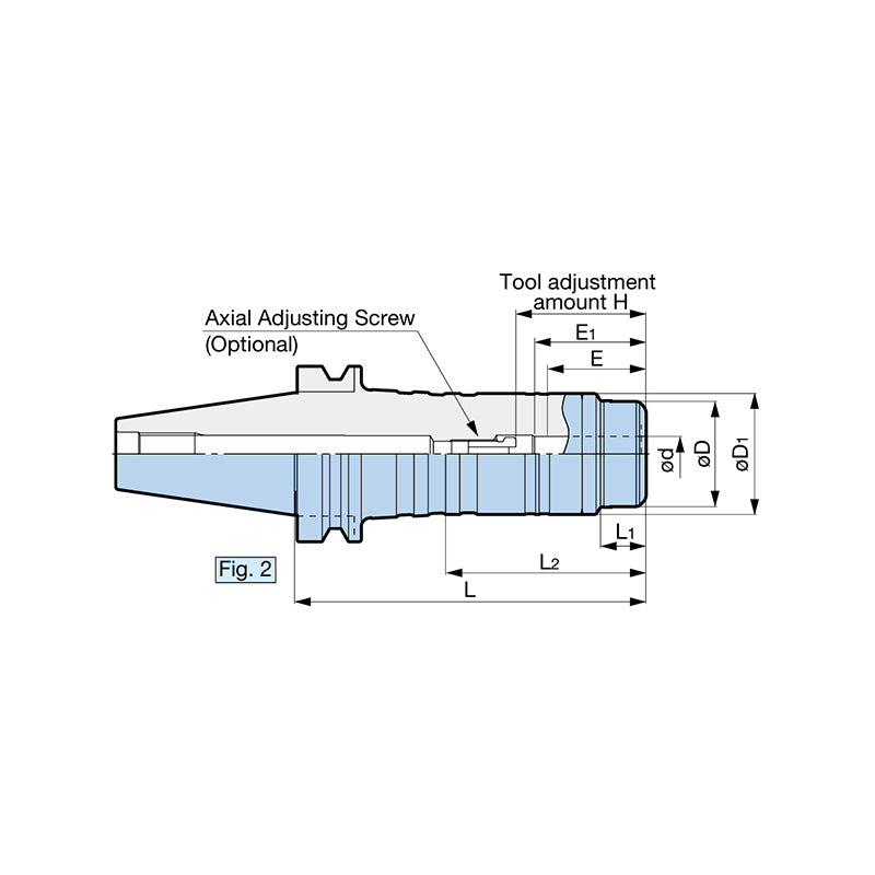 MEGA DOUBLE POWER CHUCK Clamping diameter: ø16 - ø32  BBT30/40 - Big-tools Industrial Supply Tools for Metal Cutting