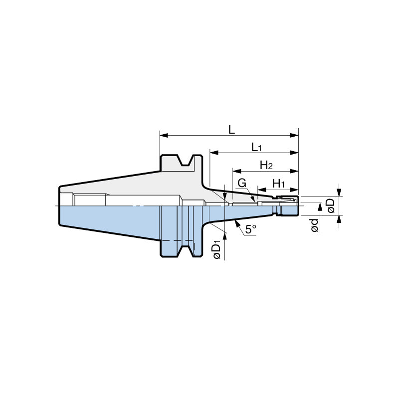 MEGA MICRO CHUCK Clamping diameter: ø0.45 - ø8.05 [High Rigidity Taper Type] - Big-tools Industrial Supply Tools for Metal Cutting