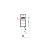 Morse with Flat Tail - Tension and Compression Taper Holder / MTA