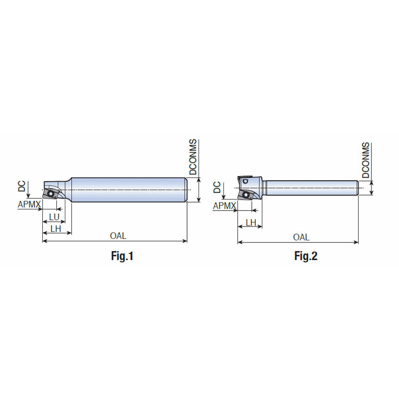 MTE90AX-06-L.. 90° End mills dedicated for miniature parts machining in Swiss automatic lathe with high positive ground AXCT inserts of low cutting force replacing solid carbide end mills - Big-tools Industrial Supply Tools for Metal Cutting
