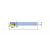 MTE D-1-C Indexable threading end mills with cylindrical carbide shanks for various internal & external threading - Big-tools Industrial Supply Tools for Metal Cutting