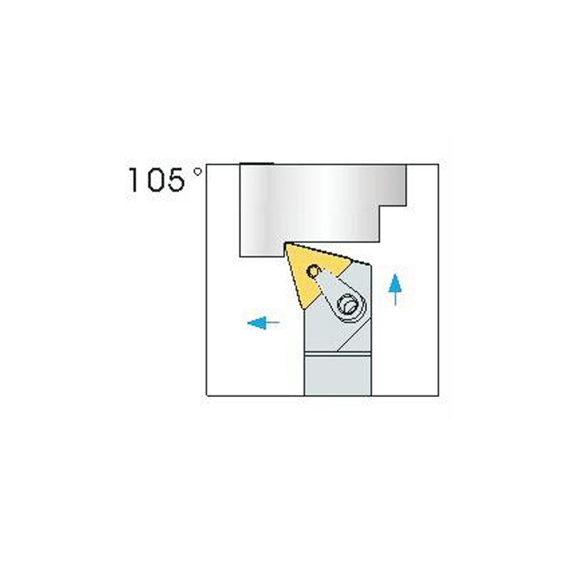 MTQN R/L   Turning tool holder A M - Makotools Industrial Supply Tools for Metal Cutting