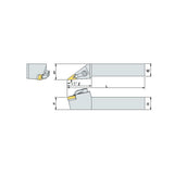 MVJN R/L   Turning tool holder A M - Makotools Industrial Supply Tools for Metal Cutting