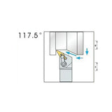 MVQN R/L   Turning tool holder A M - Makotools Industrial Supply Tools for Metal Cutting